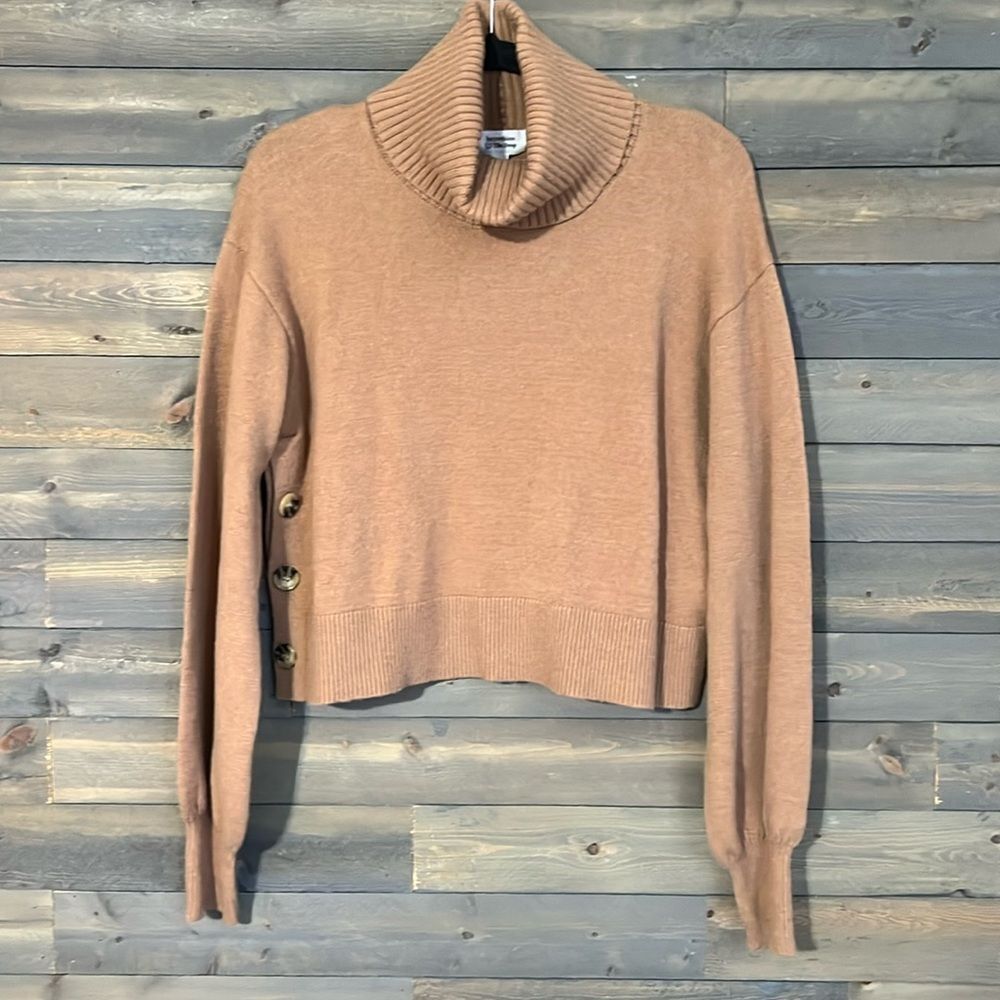 New The Drop Women's @lucyswhims Cropped Sweater Size Small in Praline